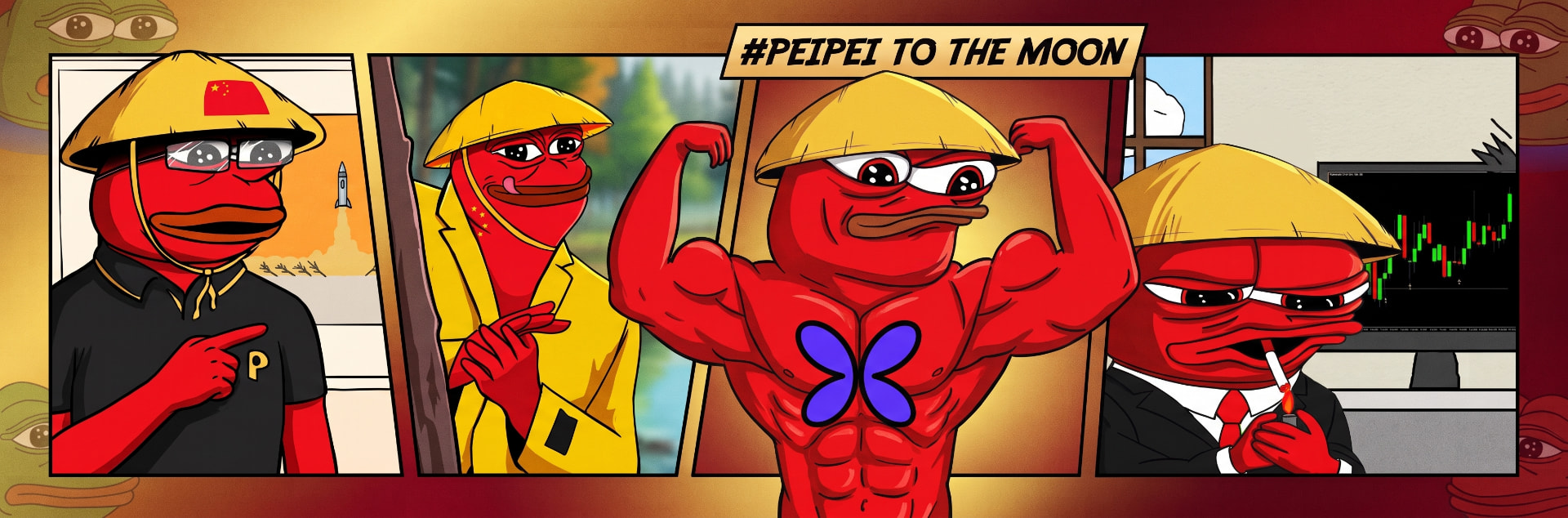 PeiPei meme collection — PeiPei to the moon
